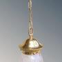 Good Quality 19th Century Cut Glass & Brass Pendant Light