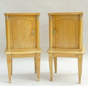 Good Quality Pair Of Art Deco Bedside Cabinets
