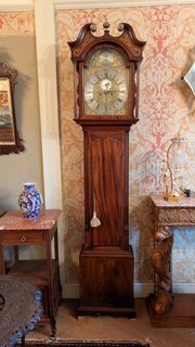Scottish Mahogany Longcase Clock Coates Of Hamilton