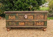 Indian Dowry Chest Hand Painted