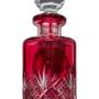 Large Cut Ruby Glass Vanity Bottle