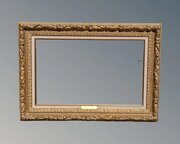 Large Heavy Gilt Frame Linen Slip