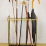 Late Victorian Brass & Cast Iron Stick Stand
