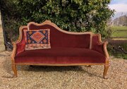 Late Victorian Chaise Longue Walnut