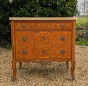 Pretty 19th Century French Inlaid Commode Chest