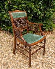 Pretty 19th Century Mahogany Armchair