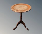 Pretty Antique Syrian Table Inlaid