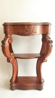Pretty Victorian Mahogany Console Table