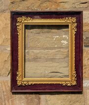 Rare Victorian Gilt Frame Deep Glazed Box (L)