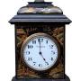 Regency Style Chinoiserie Mantel Clock