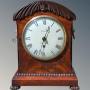 Share 19thc Mahogany Bracket Clock Fusee Movement