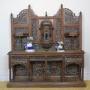 Stunning 19th Century Carved Anglo Indian Hardwood Cabinet 