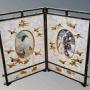 Stunning Antique Japanese Table Screen Meiji Perio