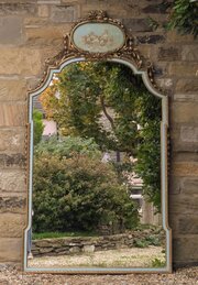 Stunning French Parcel Gilt Mirror