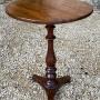 Antique Yew Lamp Table English Regency Circa 1820