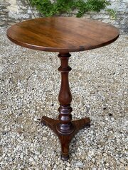 Antique Yew Lamp Table English Regency Circa 1820