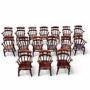COMB BACK Windsor CAPTAIN’S CHAIRS C1900 set of 16