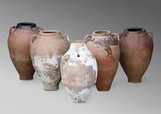 Mediterranean Terracotta Amphora Turkish Vase Pots