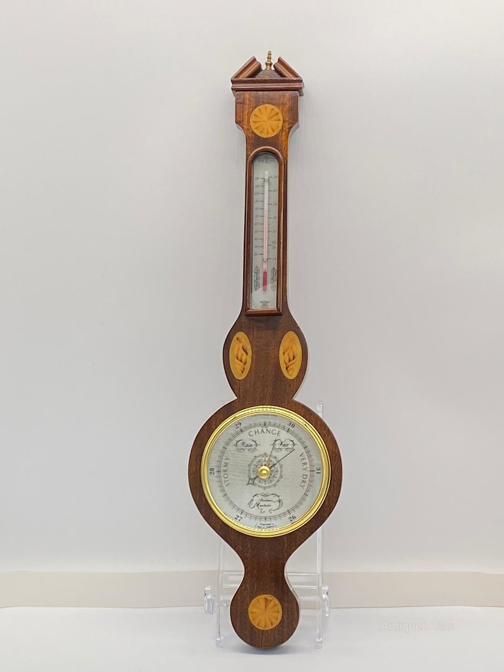Antiques Atlas Small Antique Mahogany Aneroid Barometer