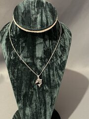Sapphire And Diamond Dolphin Pendant And Chain