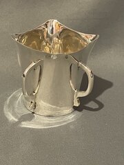 Silver Four Handled Cream Jug