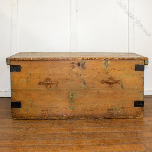 Antique Pine Trunk Antiques Atlas