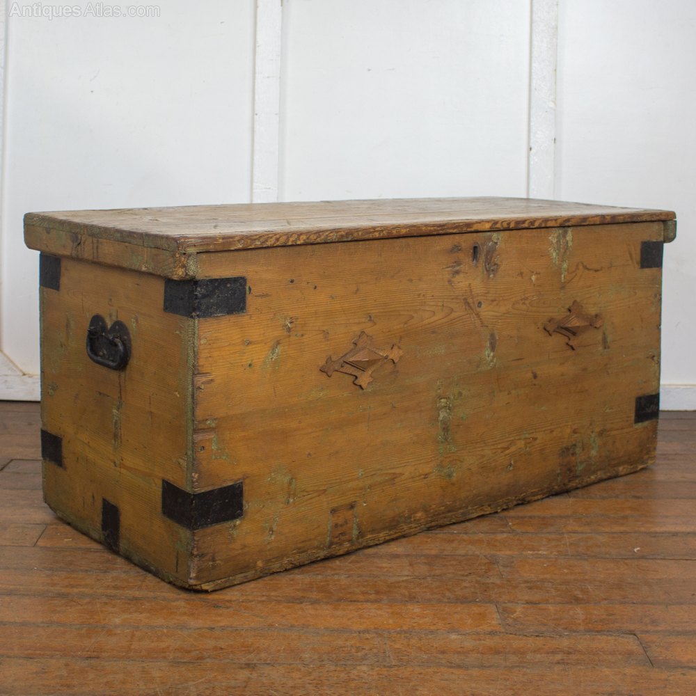 Antique Pine Trunk Antiques Atlas