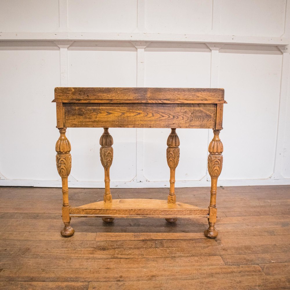 Carved Oak Console Table Antiques Atlas