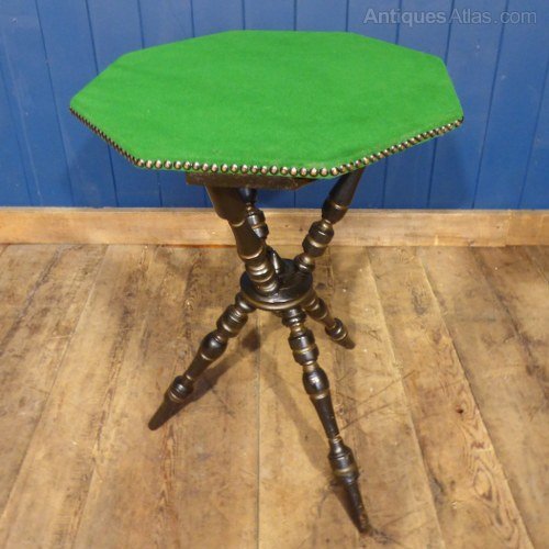 Ebonised Victorian Gypsy Table Antiques Atlas