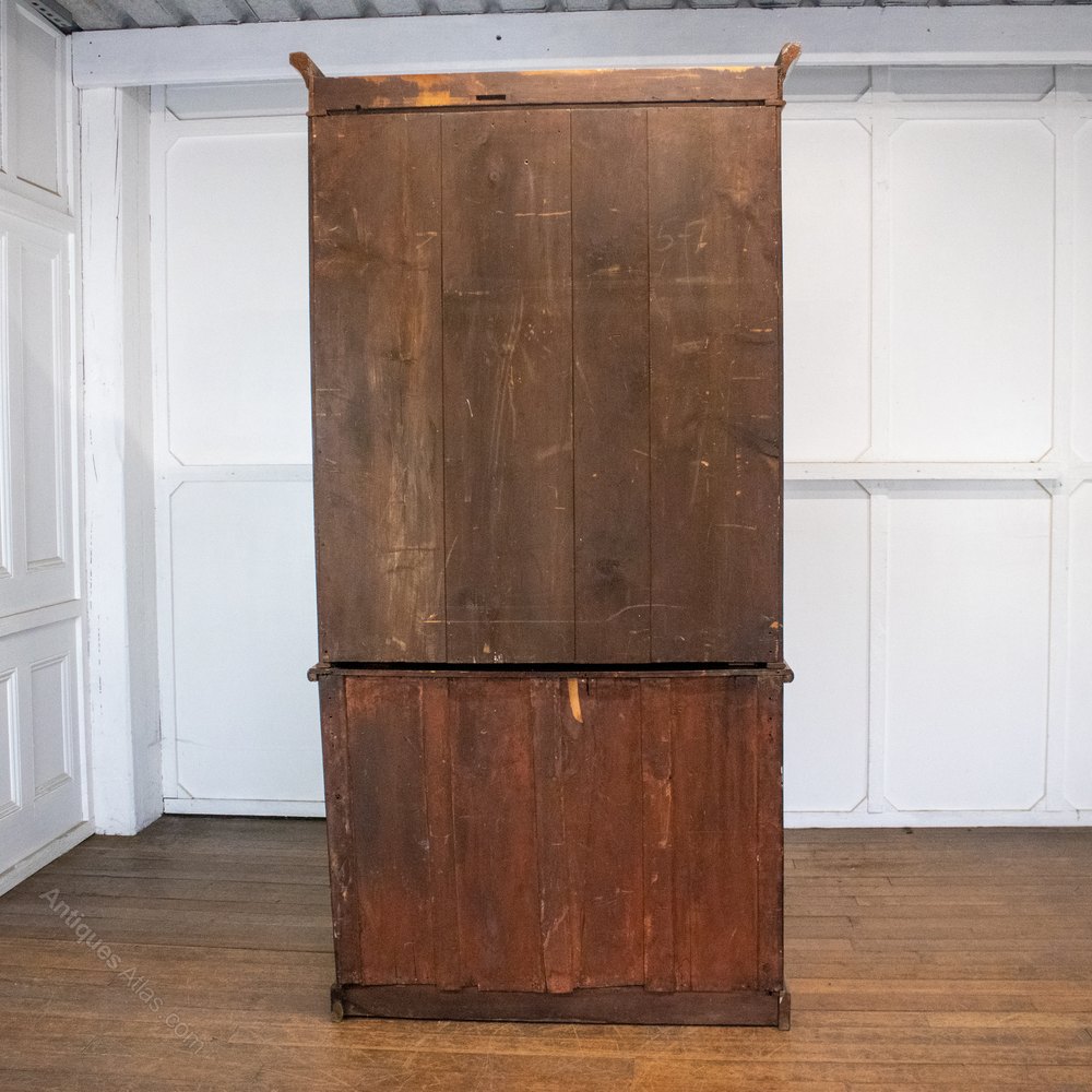Large Victorian Mahogany Display Antiques Atlas