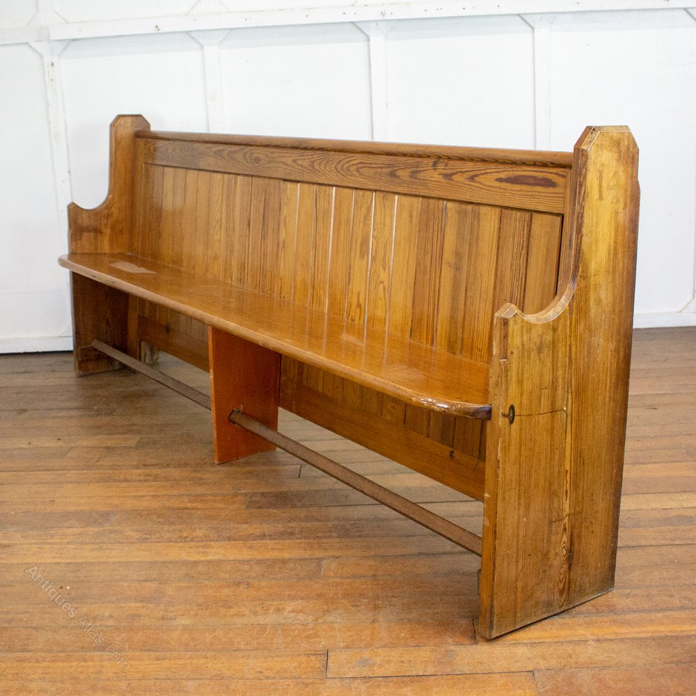 Pitch Pine Church Pew Antiques Atlas