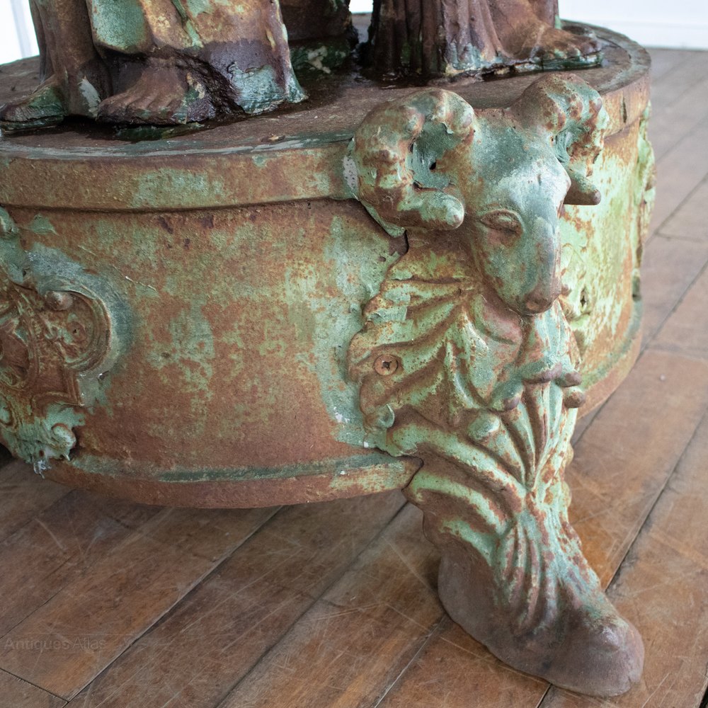 Antiques Atlas Reclaimed Cast Iron Two Tier Fountain