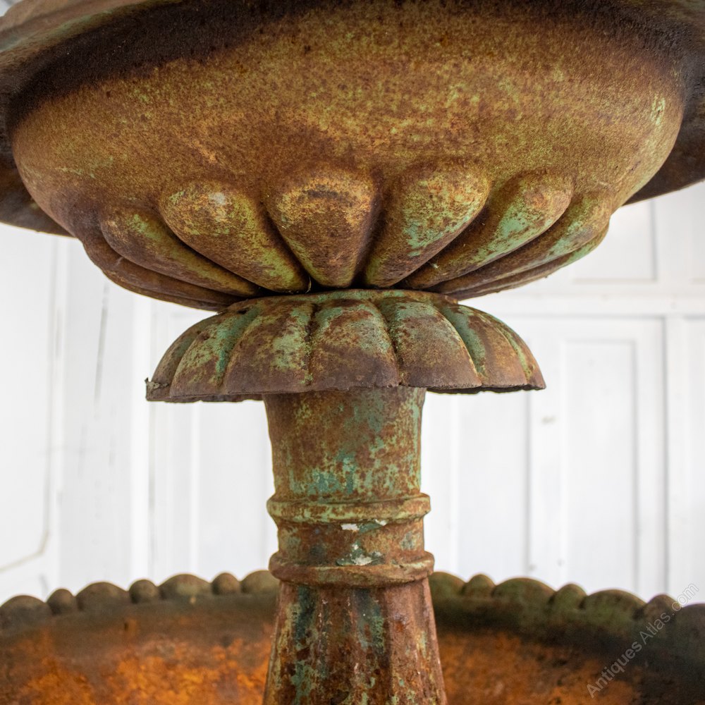 Antiques Atlas Reclaimed Cast Iron Two Tier Fountain