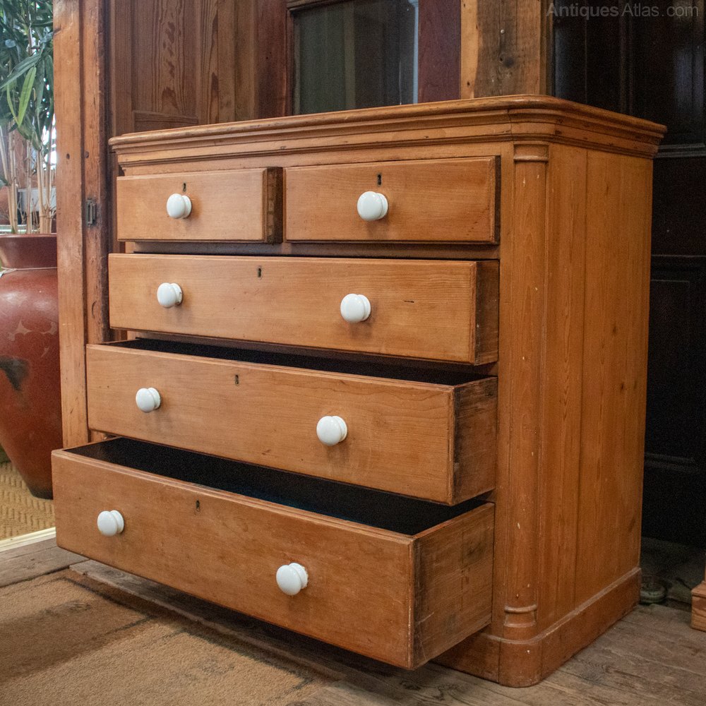 Victorian Pine Chest Of Drawers Antiques Atlas