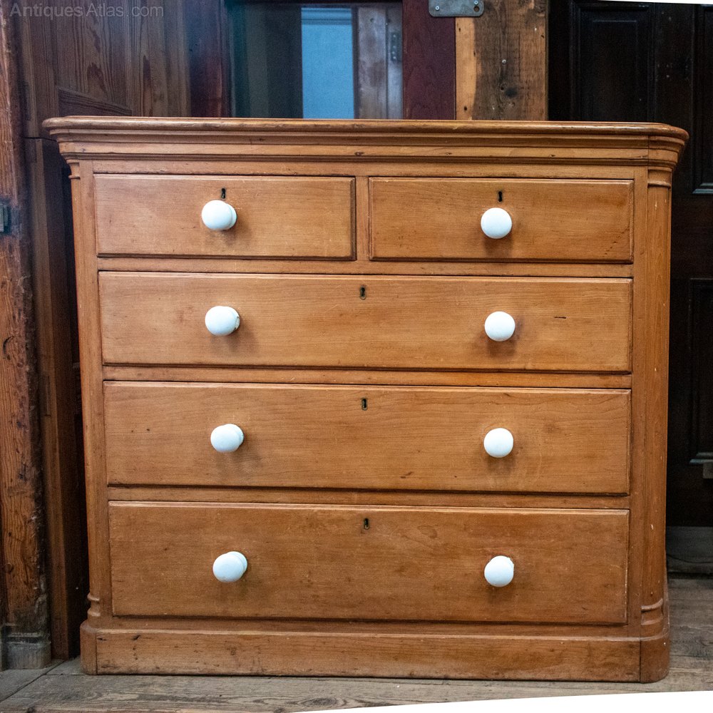 Victorian Pine Chest Of Drawers Antiques Atlas