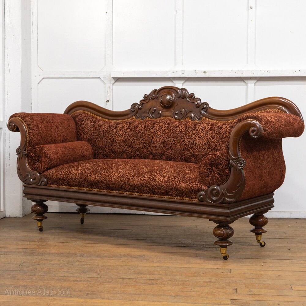 Victorian Mahogany Sofa - Antiques Atlas
