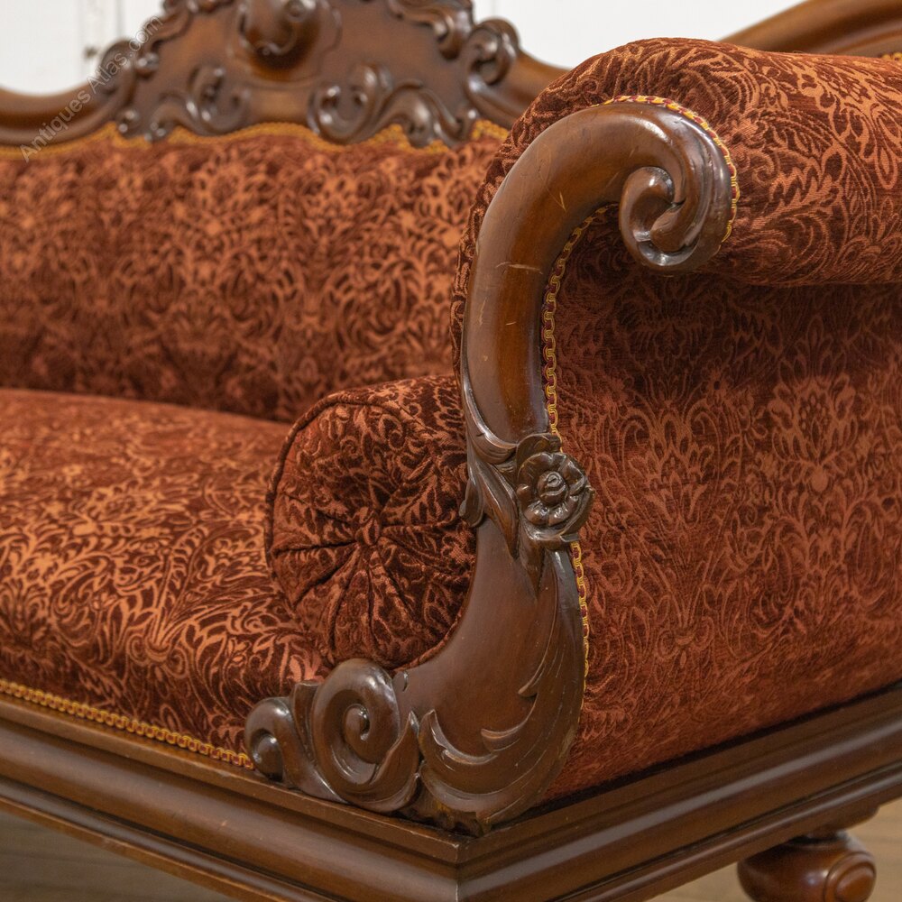 Victorian Mahogany Sofa - Antiques Atlas