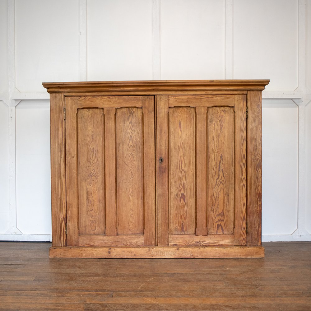 Victorian Pitch Pine School Cupboard Antiques Atlas