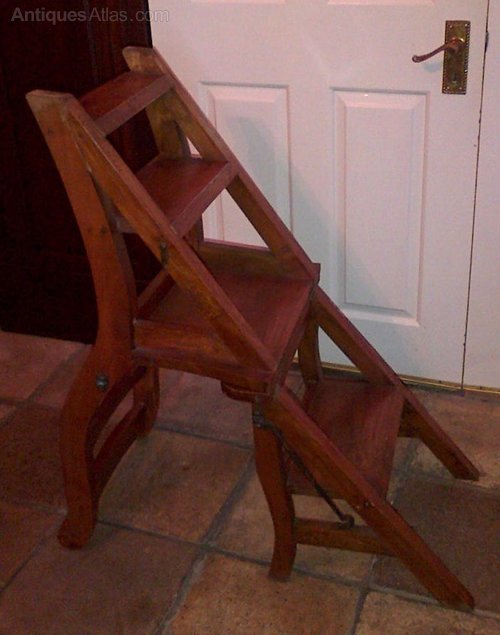 Victorian Wooden Library Steps Antiques Atlas Victorian Wooden Library Steps