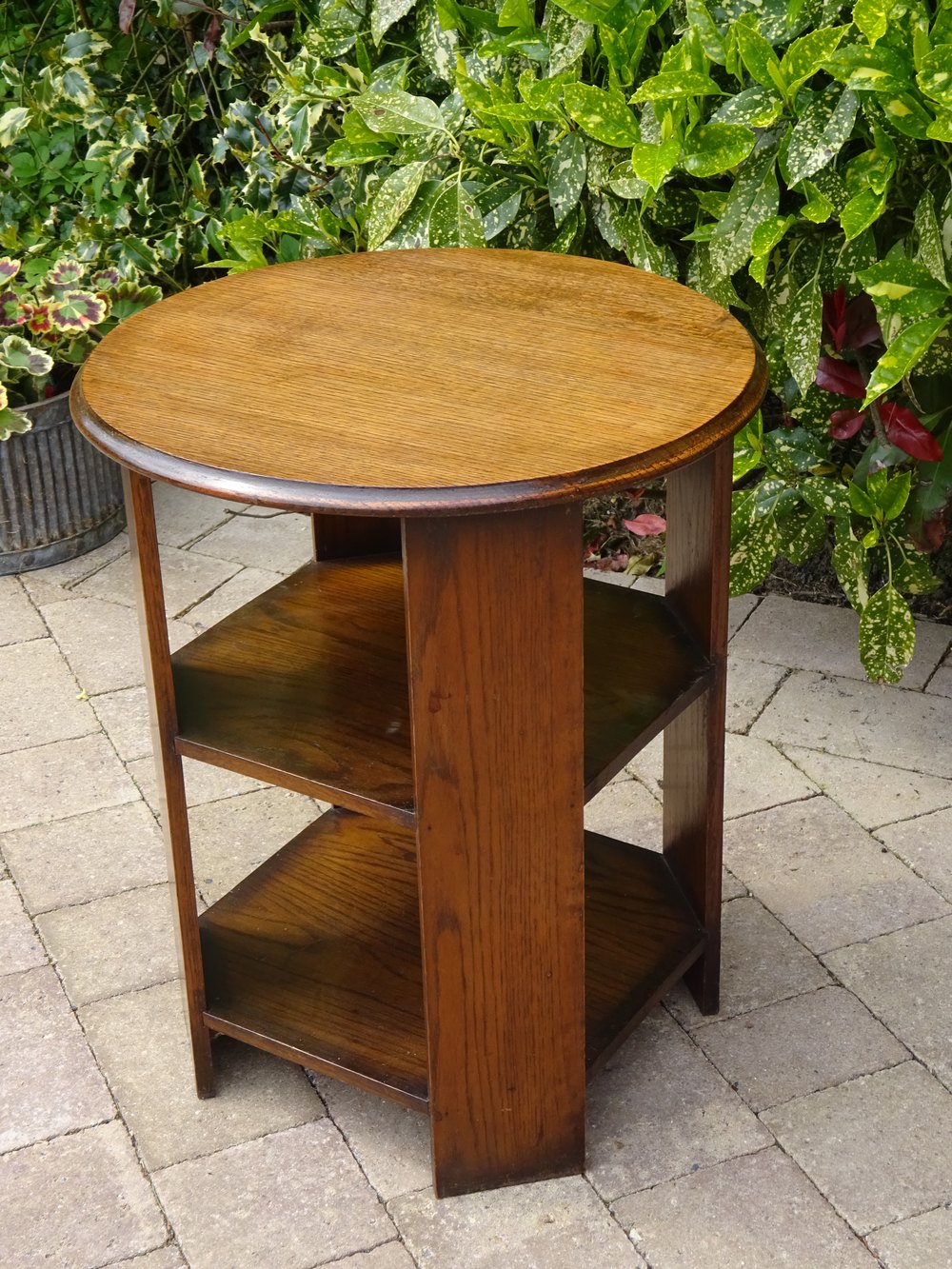 Art Deco Oak Book Table Antiques Atlas