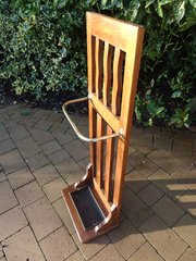 Arts & Crafts Glasgow School Oak Stick Stand