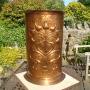 Arts & Crafts copper stick stand, Pool of Hayle