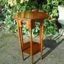 Arts & Crafts hexangonal two tiered table