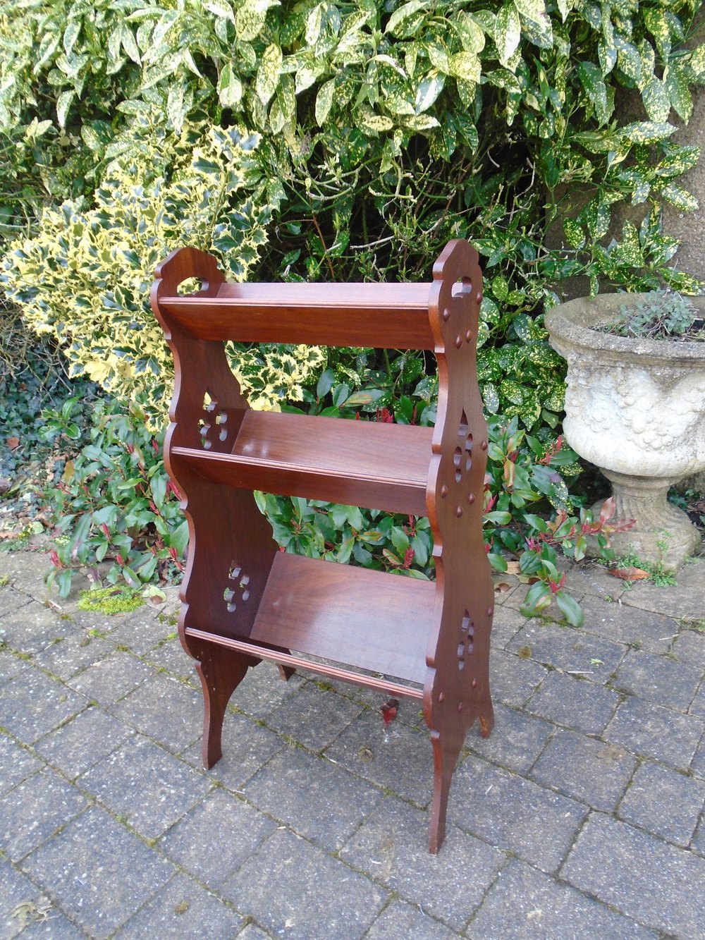 Very Large Arts & Crafts Triple Bookstand Antiques Atlas
