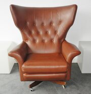 G Plan 62 Blofeld Leather Armchair – Model 6250