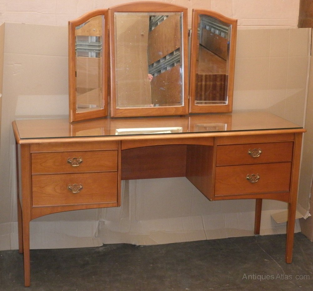 Antiques Atlas Stag Dressing Table With Stool (or Desk)
