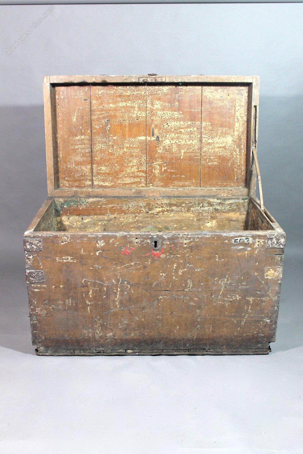 19th C Royal Navy Campaign Chest With Name Plate Antiques Atlas