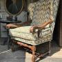 Early 18th Century French Oak Wingback Armchair