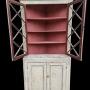 18th century painted corner cupboard  C1790