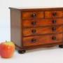 19th C apprentice piece miniature chest of drawers